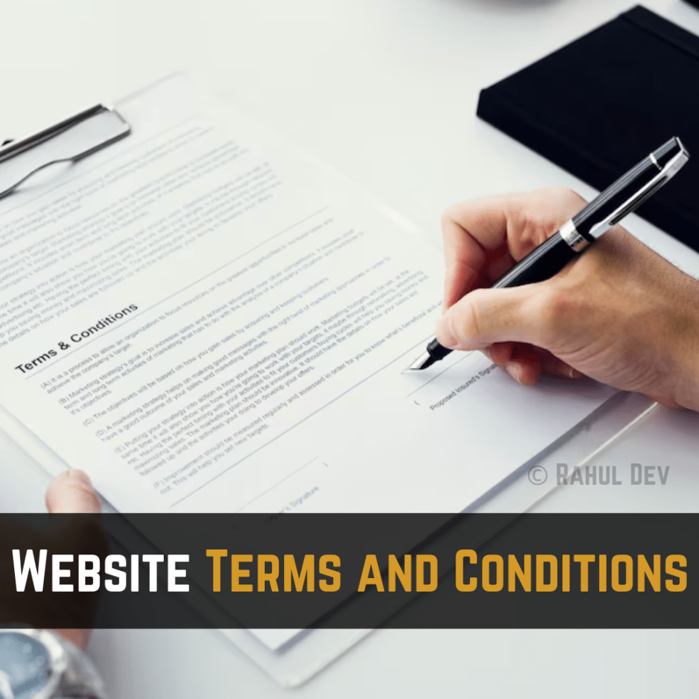 Website Terms and Conditions